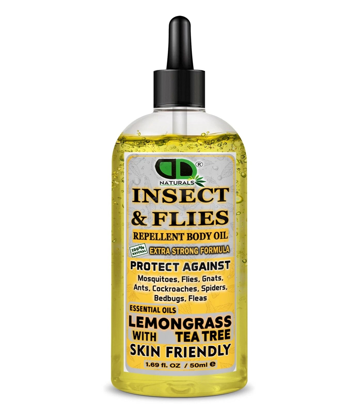 Natural Insect Repellent Oil | Tea Tree & Lemongrass Essential Oil Blend