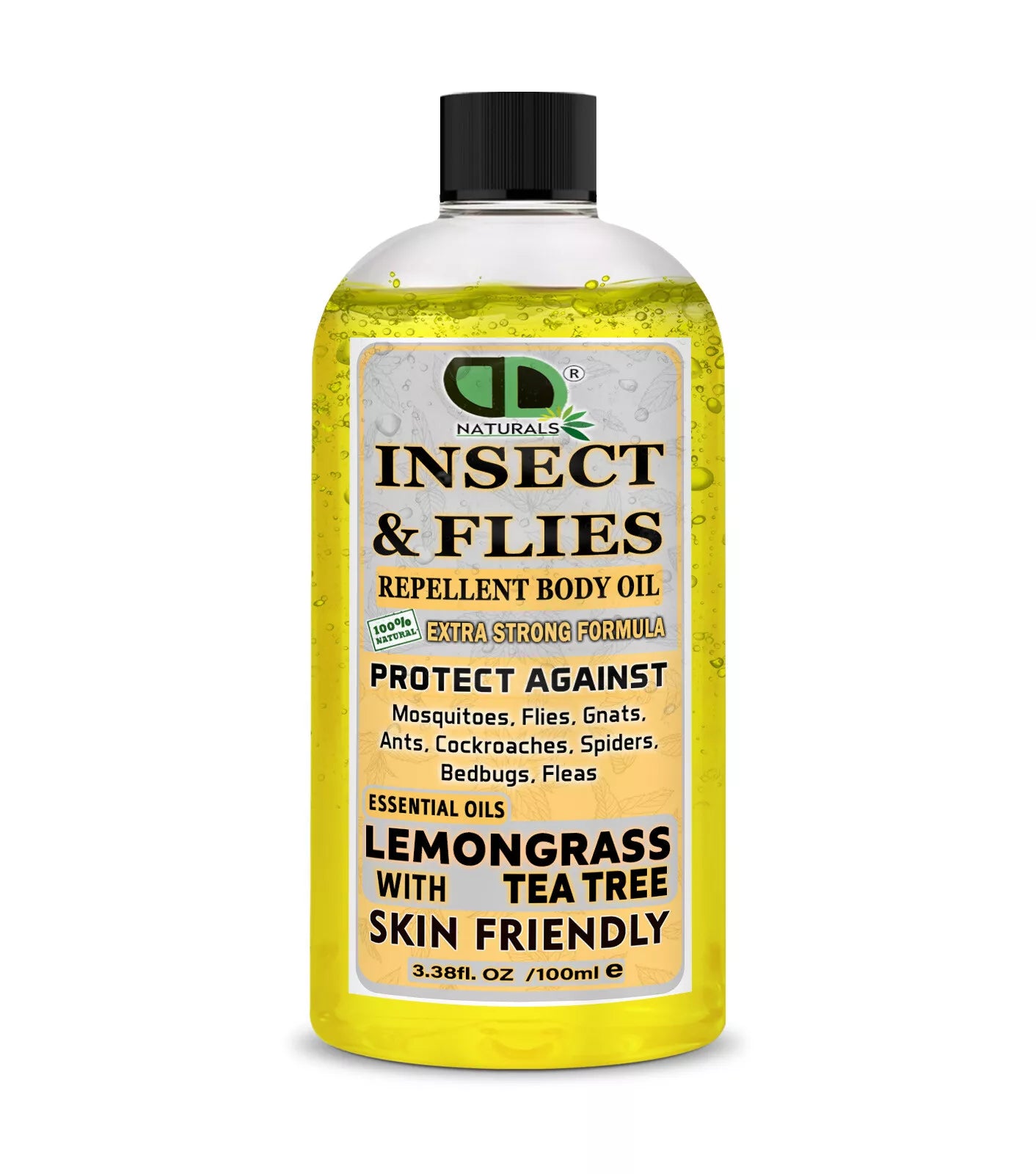 Natural Insect Repellent Oil | Tea Tree & Lemongrass Essential Oil Blend